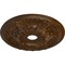 Ekena Millwork Granada Ceiling Medallion (Canopies up to 7 1/8"), 23 3/8"OD x 3 5/8"ID x 2 1/2"P, Root Beer Crackle CM23GARBC - alternate 4